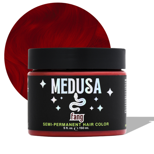 Medusa hair dye red fang