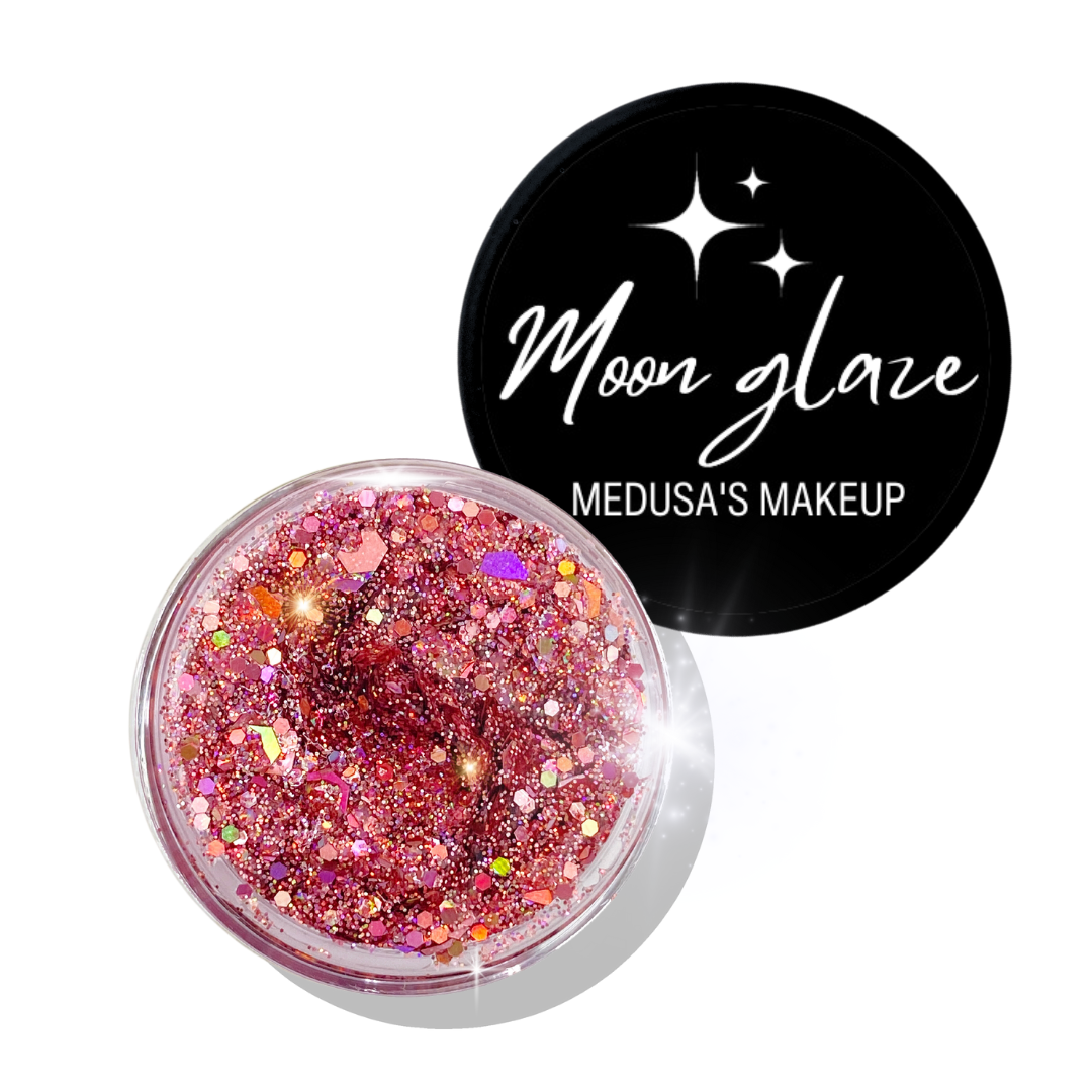 Moon Glaze - Paparazzi pink holographic glitter gel
