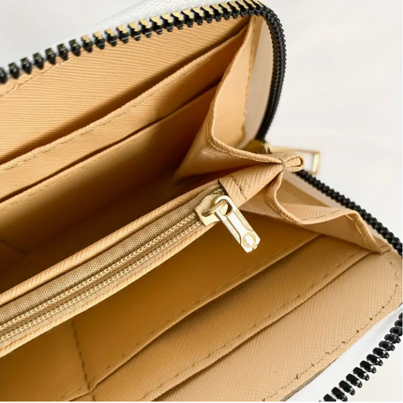 White Spider Web Wallet