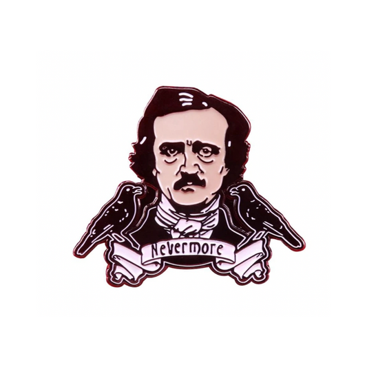 edgar allen poe pin