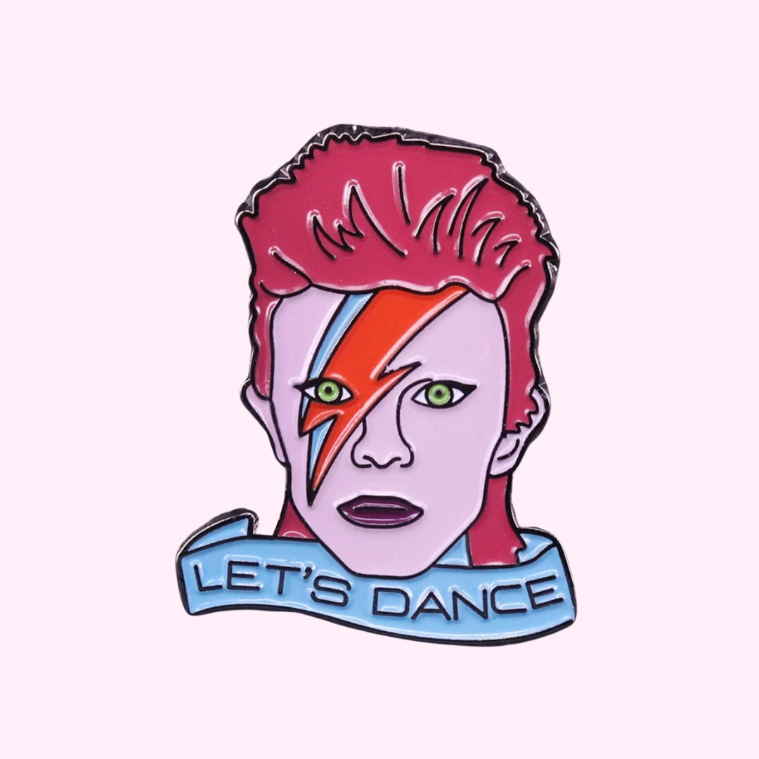 Bowie Aladdin Sane Enamel Pin