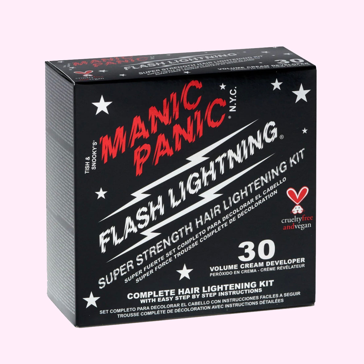 Manic Panic Flash Lightning Bleach Kit - 30 volume - rainbow