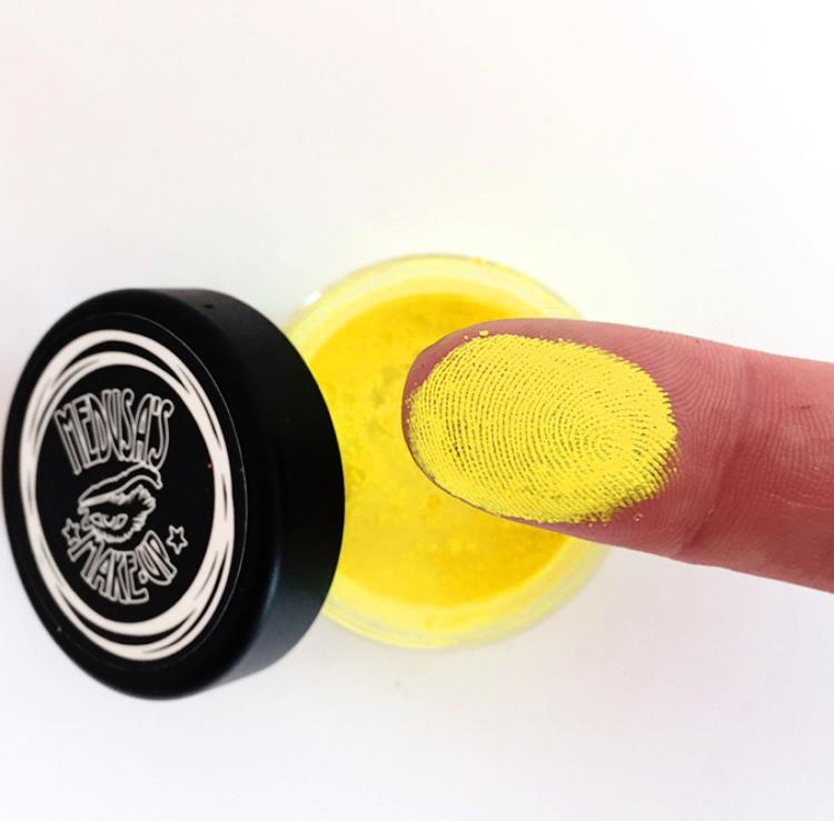 UV Neon Pigment Makeup - Fluorescent Yellow