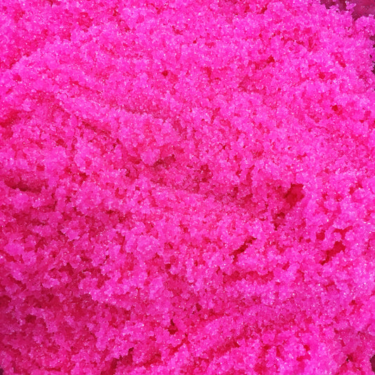 Hot pink Cotton Candy Lip Scrub
