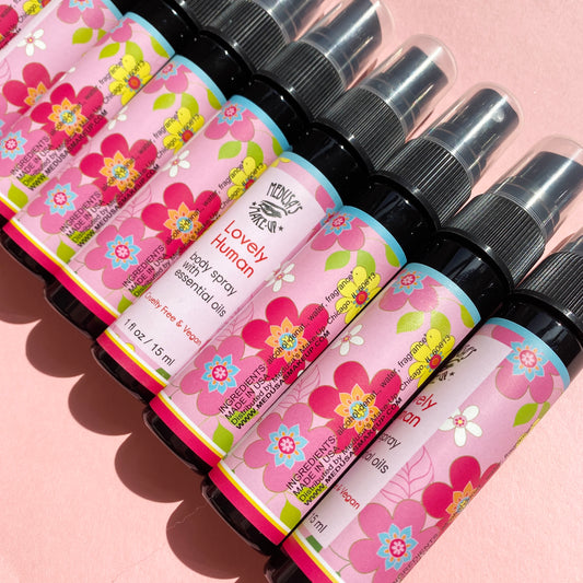 Lovely uman body spray bottles