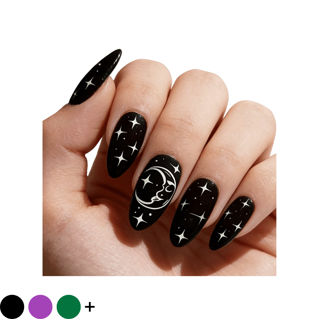 goth-press-on-nails-variants-dots