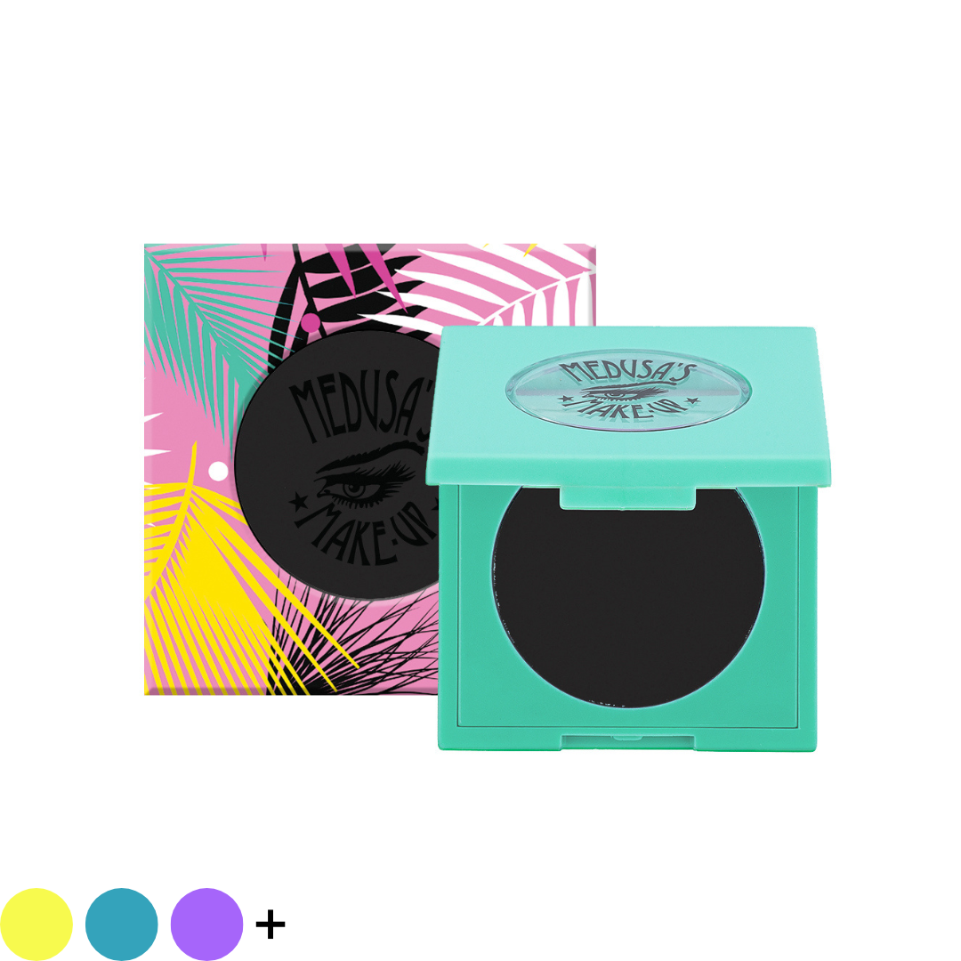 tropical eyeshadow with color variants