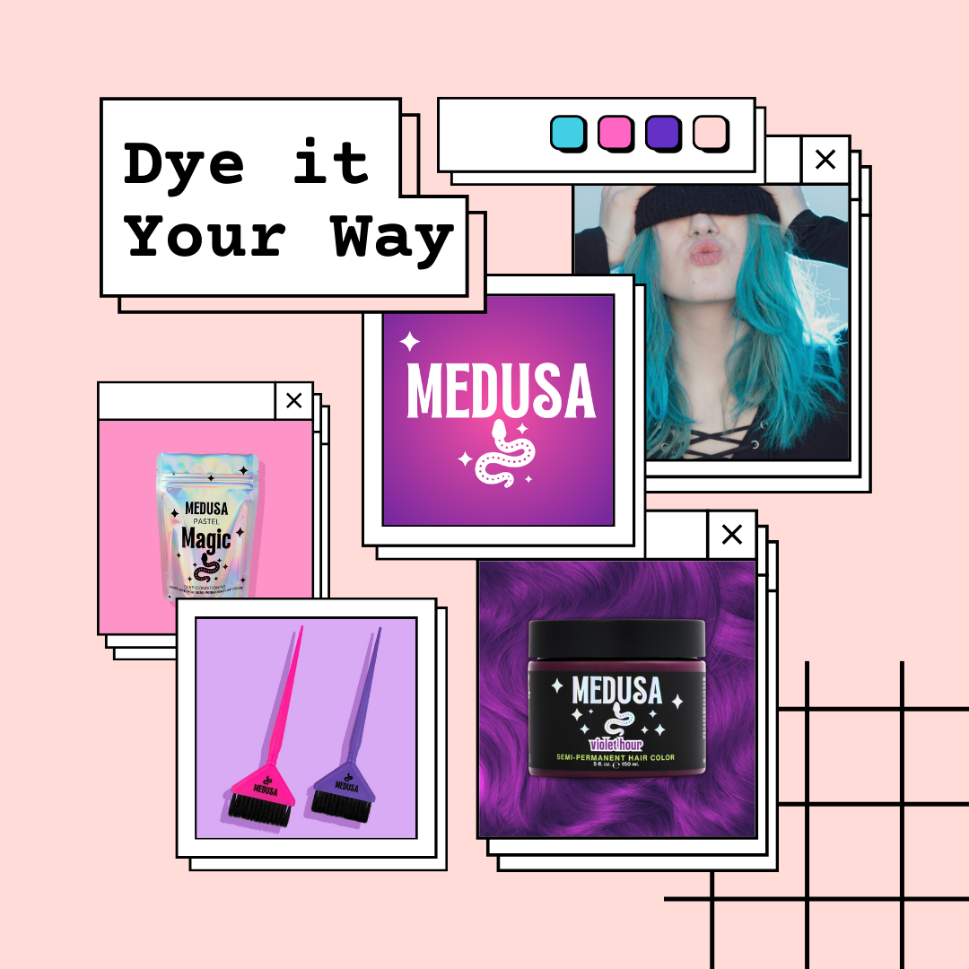 dye it your way, mood board