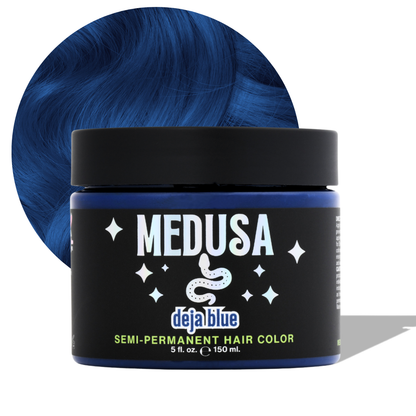 Medusa hair dye cobalt blue deja blue