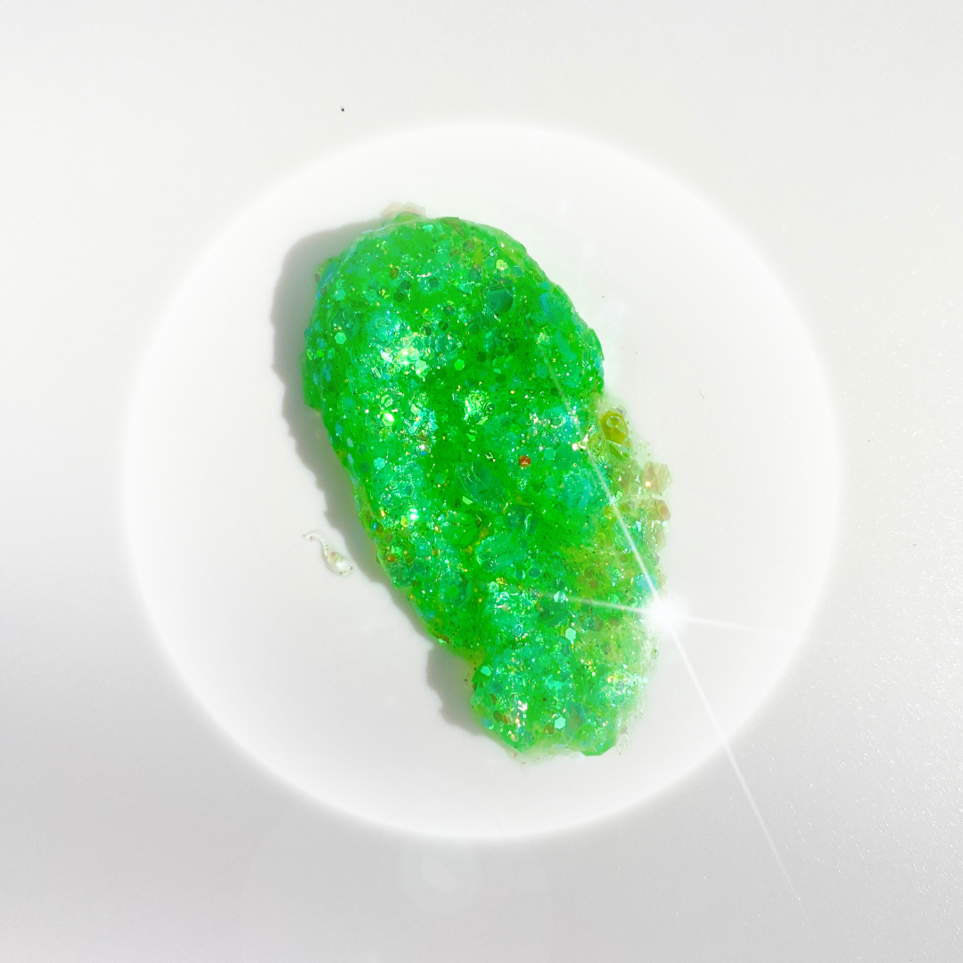 Moon Glaze - CEO green glitter gel