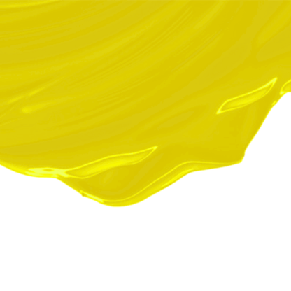 Close-up of a yellow fabric texture on a white background