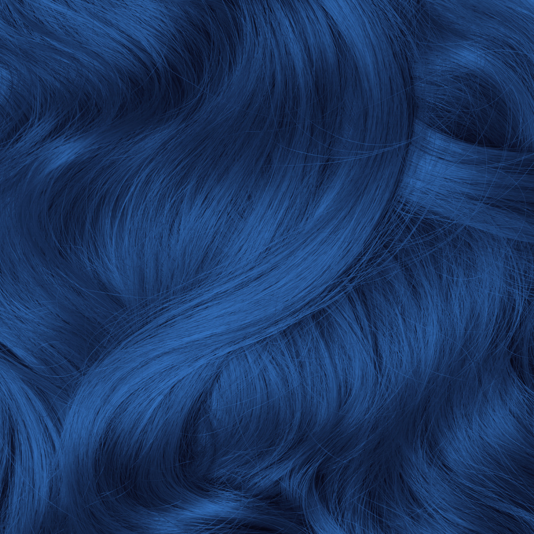 blue hair swatch deja blue