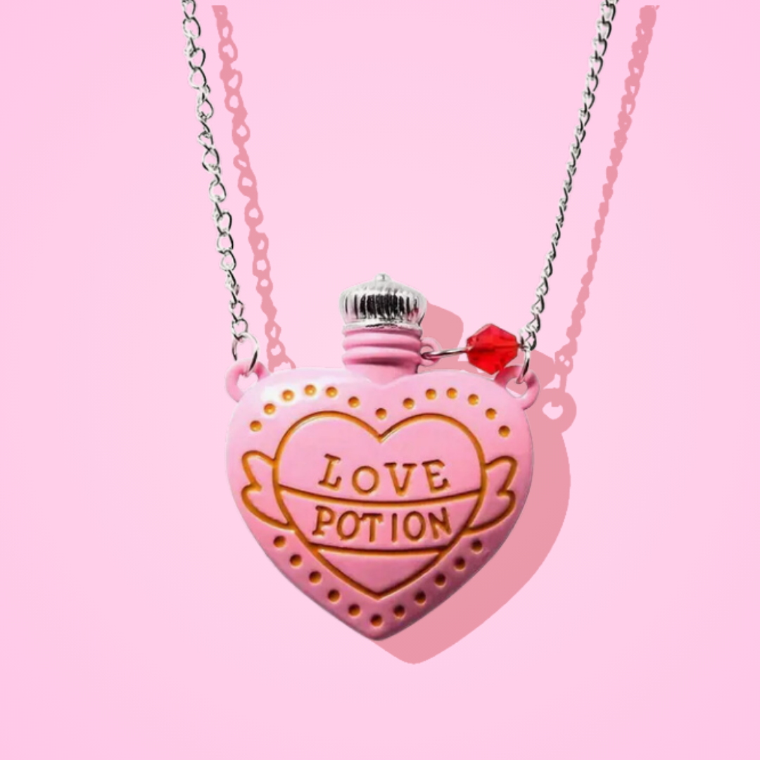 love potion bottle necklace