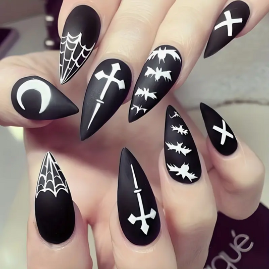 24 Piece Press-on Nails - Witchy Charms