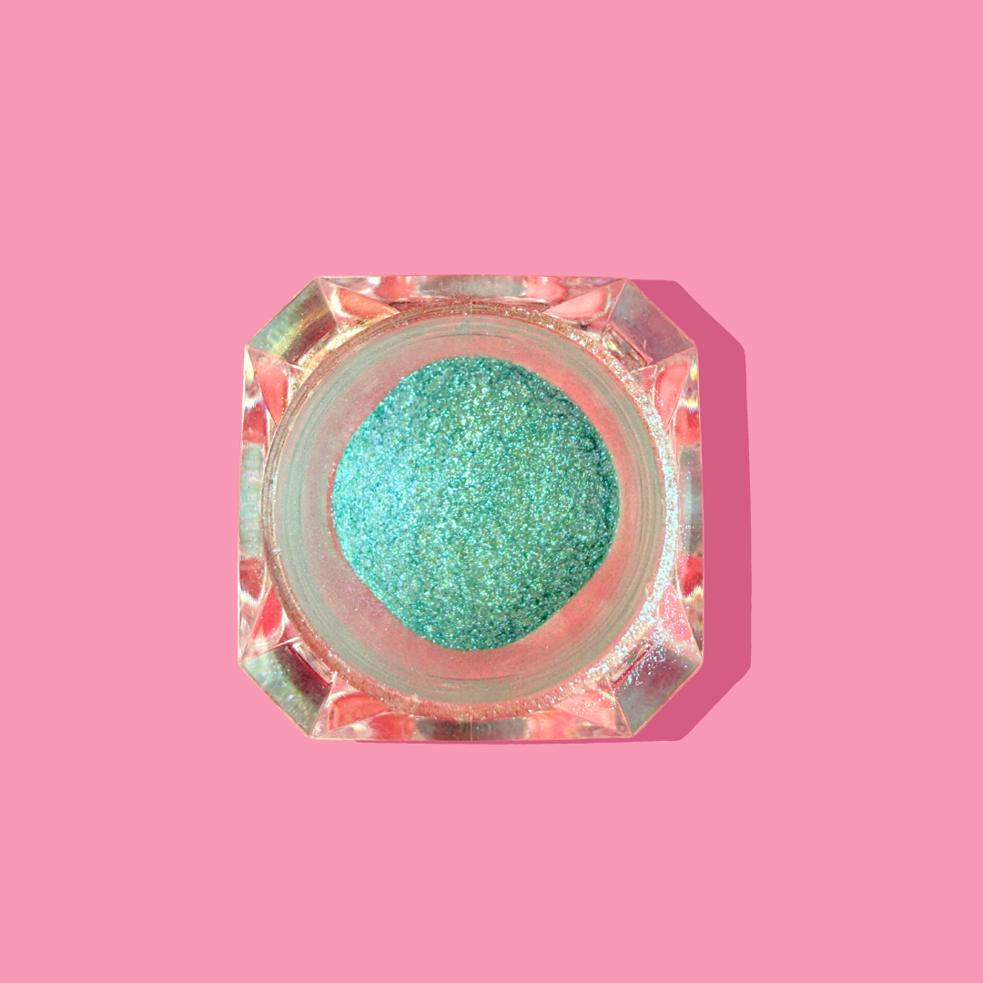 Shimmering Teal Eye Dust