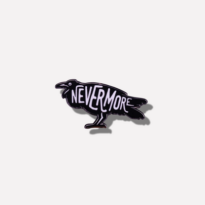 nevermore raven pin