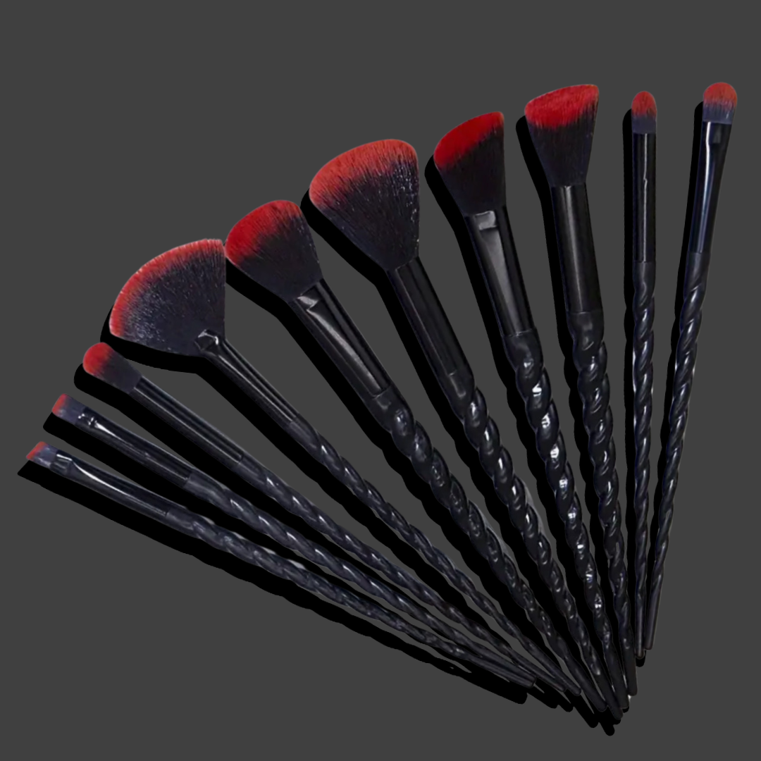 gothic unicorn brush set