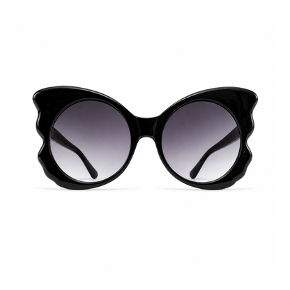 Bela Sunglasses - Black/Smoke