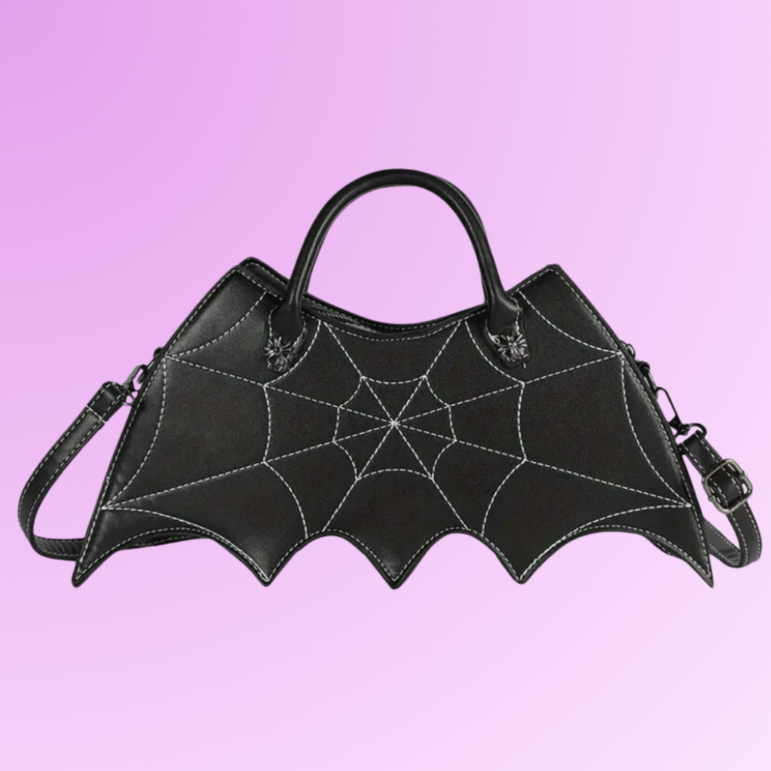 Gothic Spider Web Hand Bag