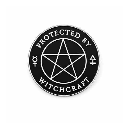protected by witchcraft pin