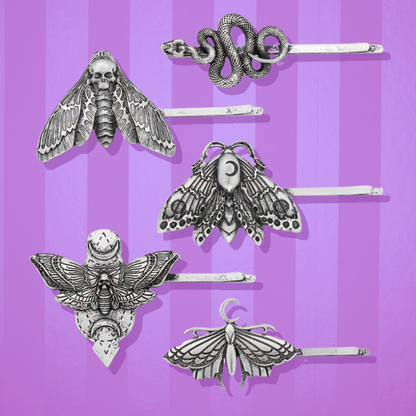 Gothic Insect Hair Pin Set