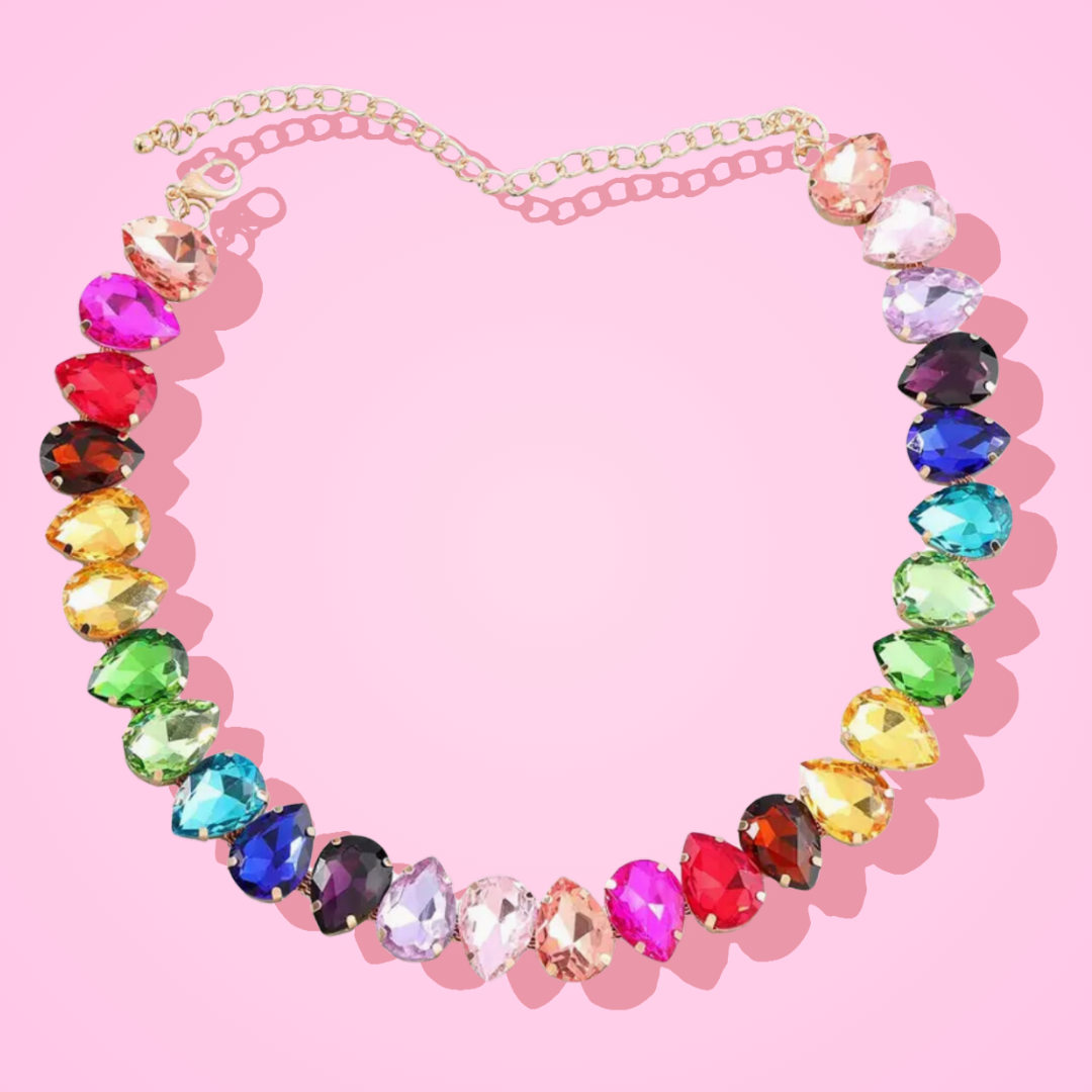 gem stone necklace