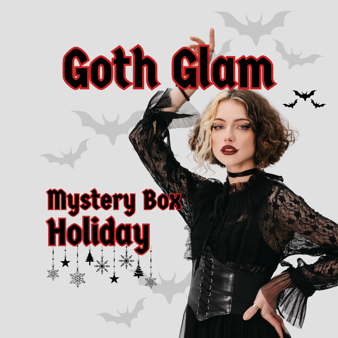 Goth glam mystery box, holiday edition
