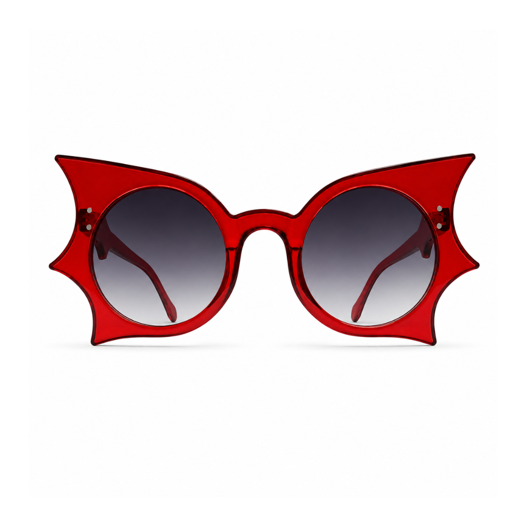 Morticia Sunglasses - red