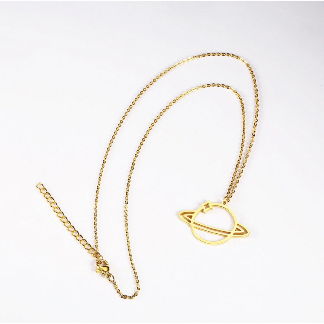 Buy Karen Millen Gold Saturn Pearl Necklace for Women Online | The  Collective