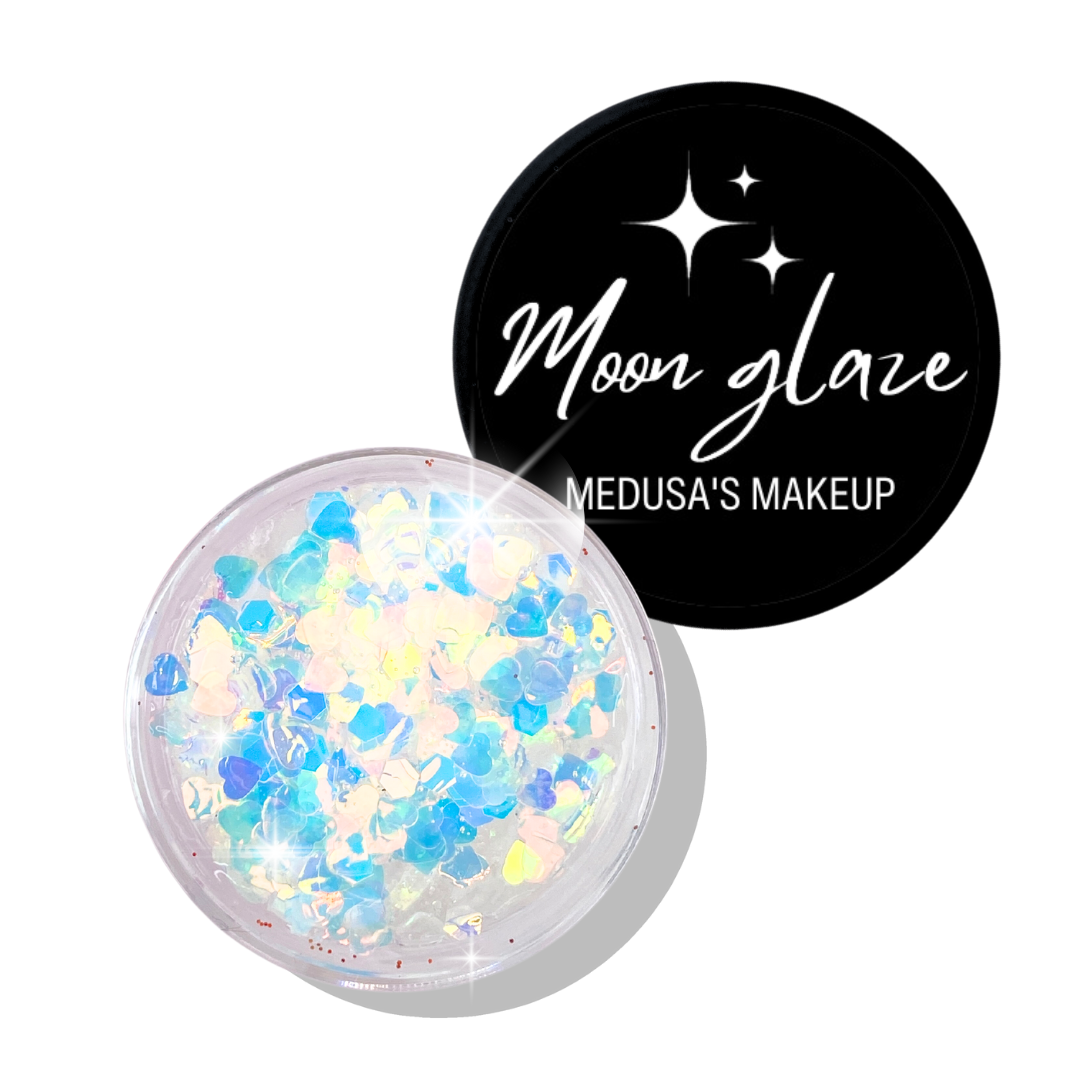 Moon Glaze - Lumiere hearts glitter gel