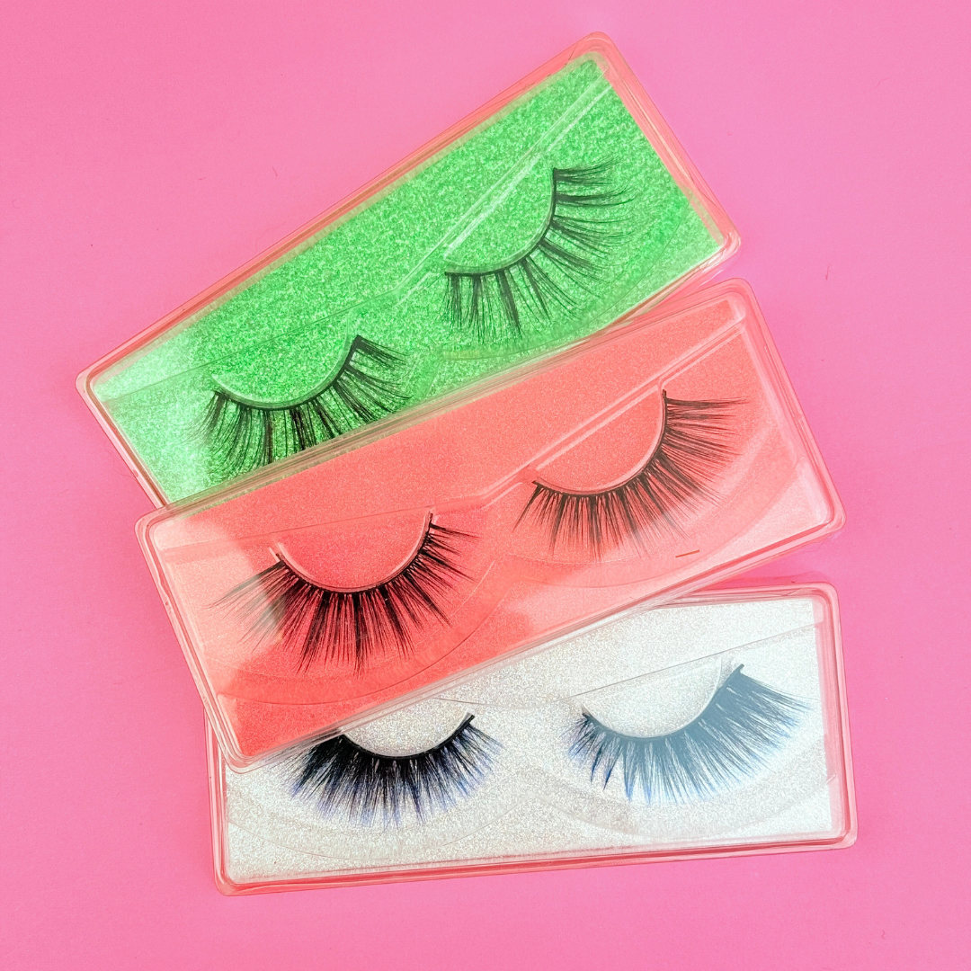 3 sets of eyelashes