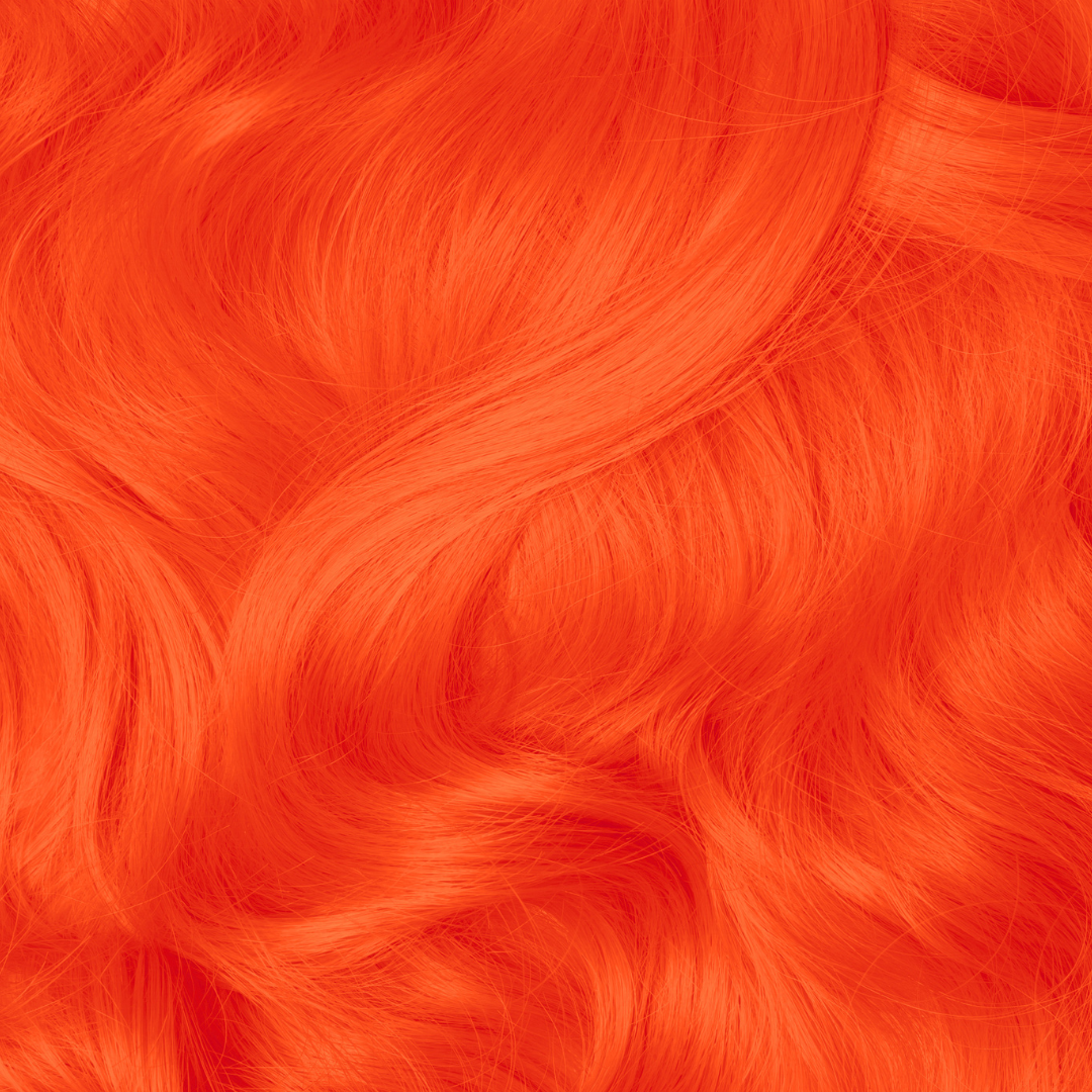 orange hair swatch