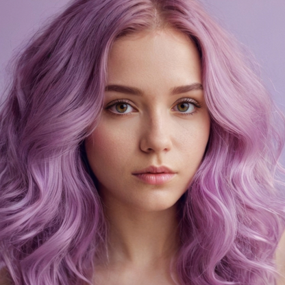 pastel lavender hair
