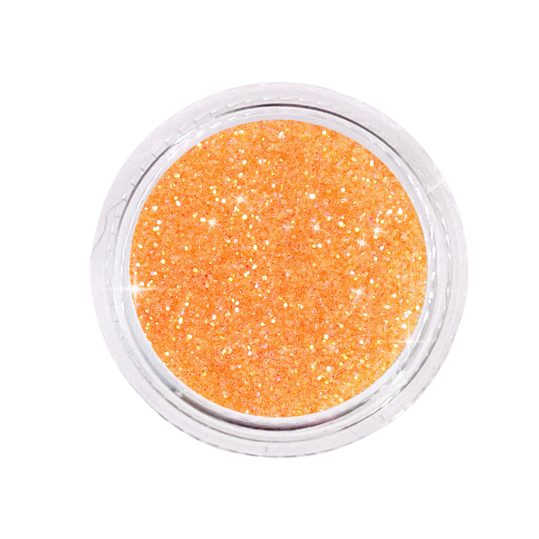 Glitter - Dreamsicle, creamy orange iridescent sparkle glitter