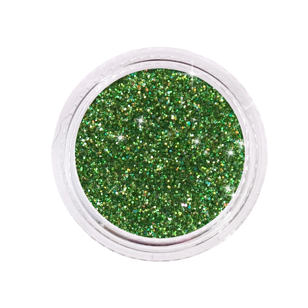 Glitter - Flash Dance, green holographic gliitter