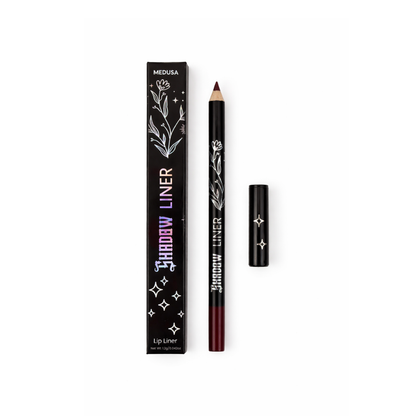 Lip liner pencil with packaging on a white background