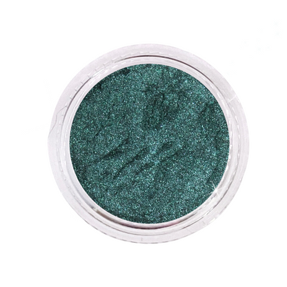 eye dust green velvet- shimmery forest green