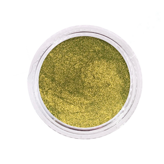eye dust mary jane- shimmery green with a gold shift