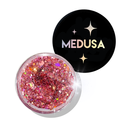 Moon Glaze - Paparazzi pink holographic glitter gel