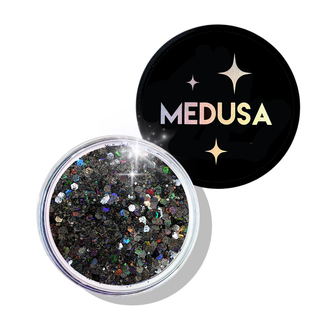 Moon Glaze - Phantom black glitter gel