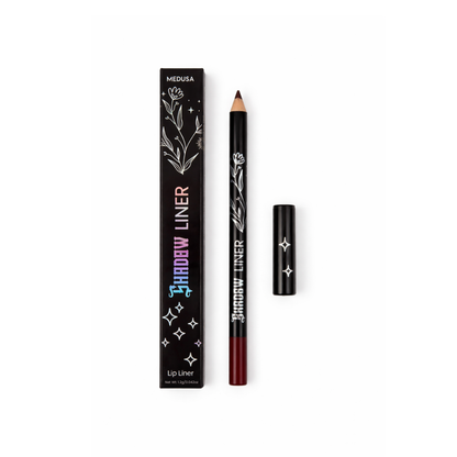Lip liner pencil with packaging on a white background