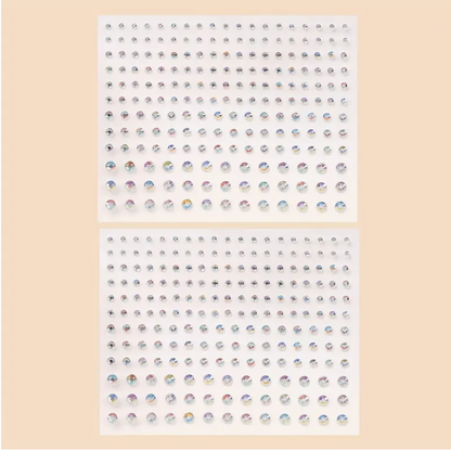 Facial Gem Stickers - Iridescent Rhinestone