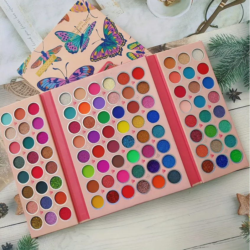 96-Color High-Pigment Butterfly Eyeshadow Palette