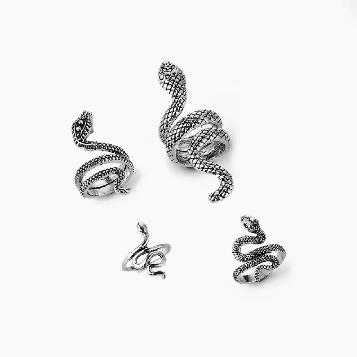 snake rings set