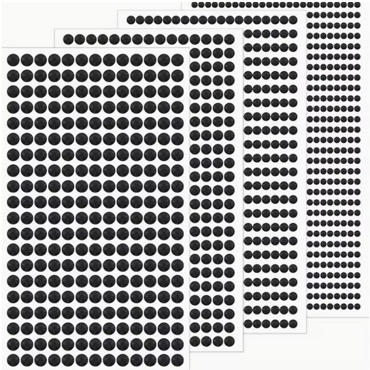 black rhinestones sheet