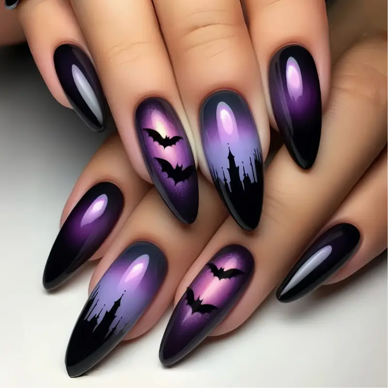 Ghouls Night Out press-on nails