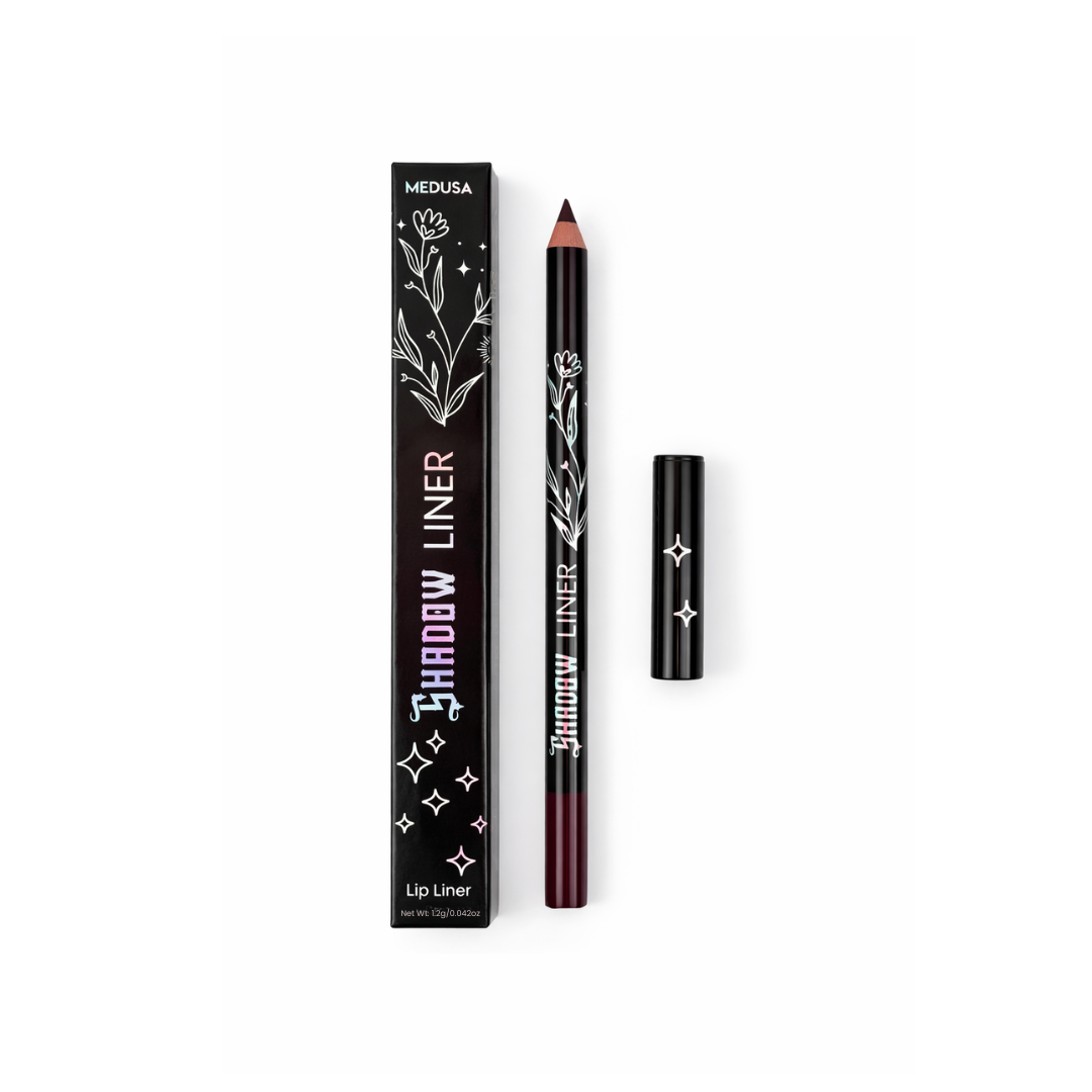 Lip liner with packaging on a white background