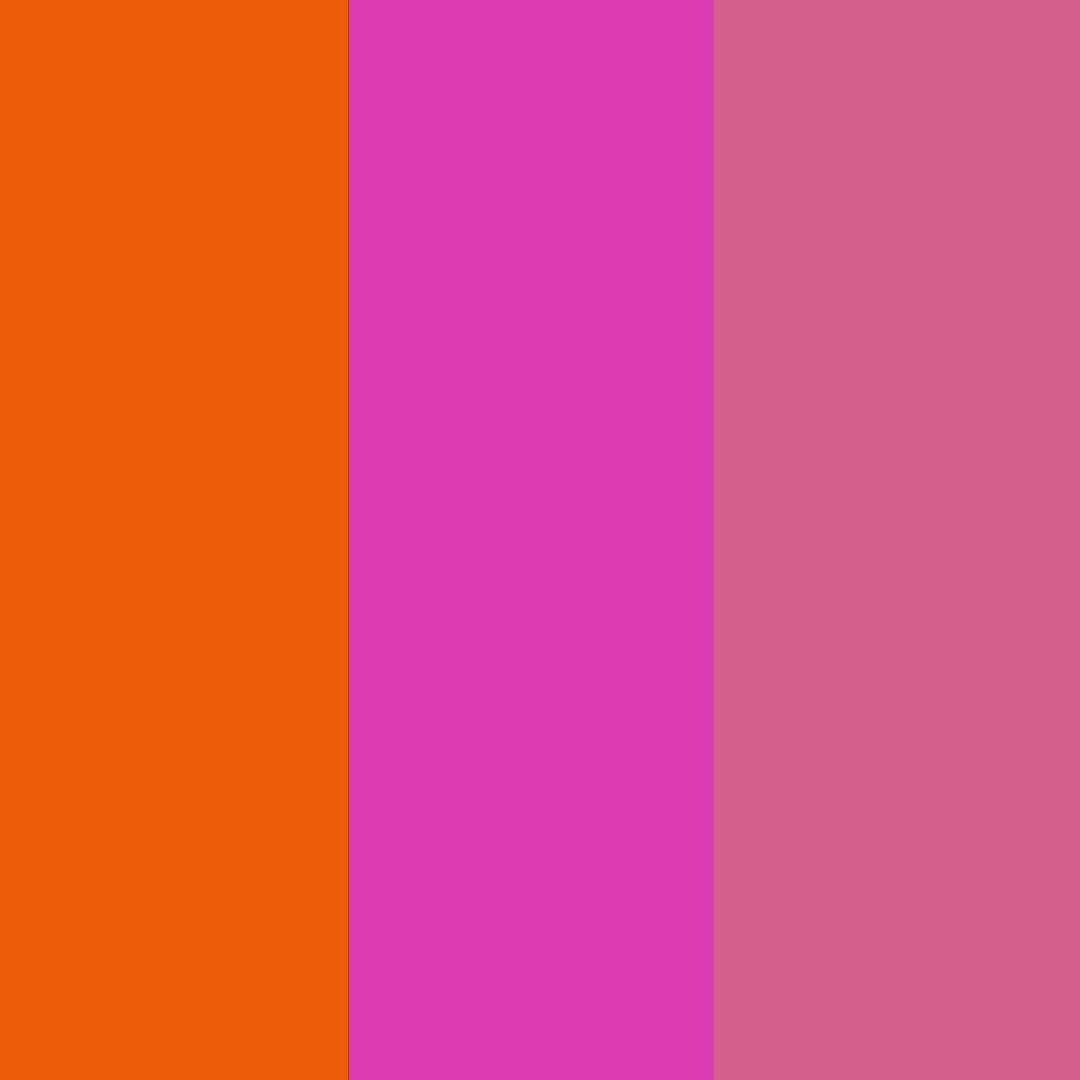 Two vertical color bars, one orange and one pink, on a white background.