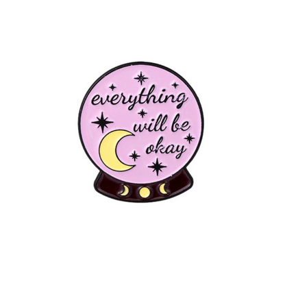 Crystal Ball Enamel Pin