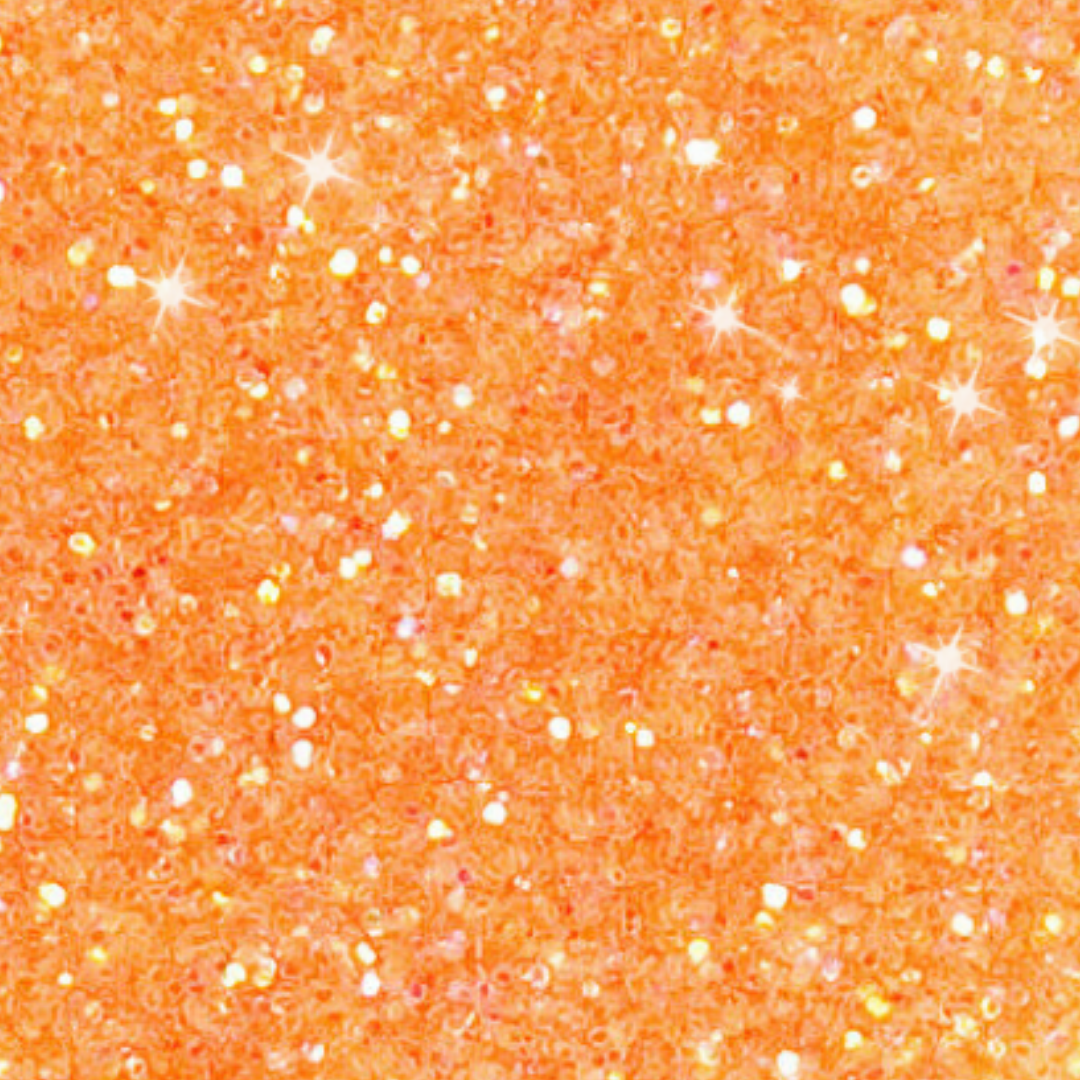 Orange glittery texture with sparkling highlights